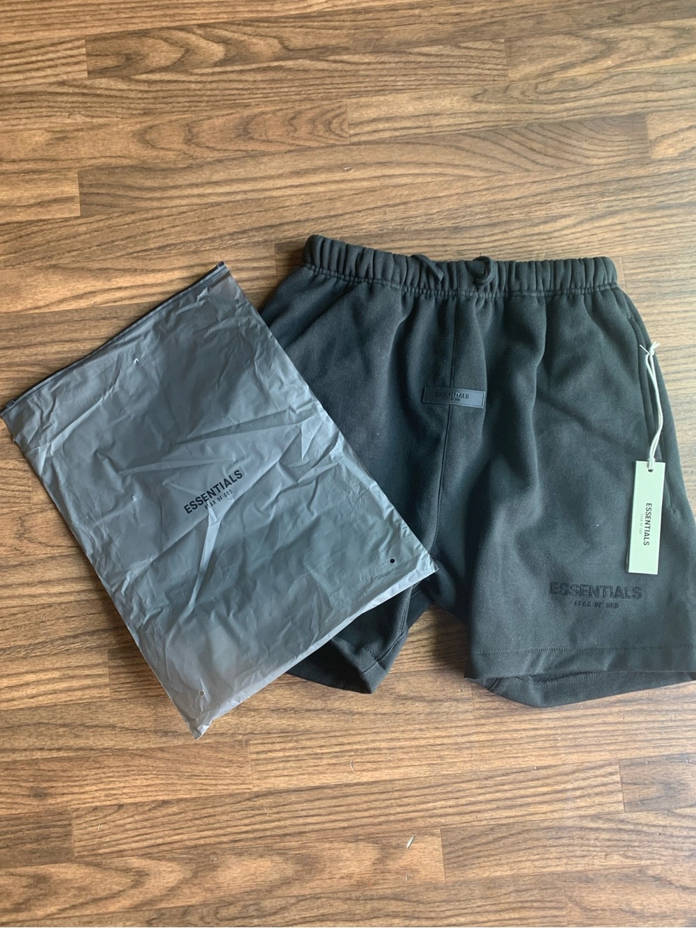 Essentials Black Shorts